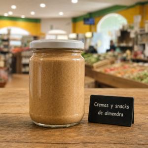 Cremas y snacks de almendra